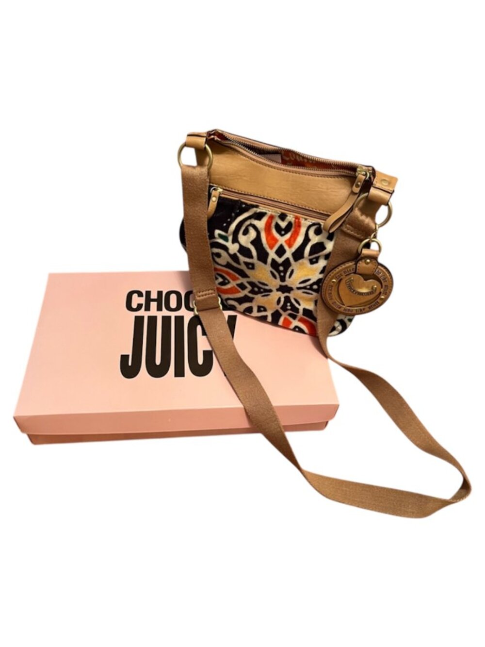 Vintage Y2K Juicy Couture Daydreamer Floral Multicolor Crossbody Bag